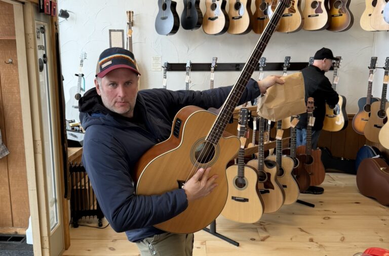 Bryon new instrument day at Island City Acoustics