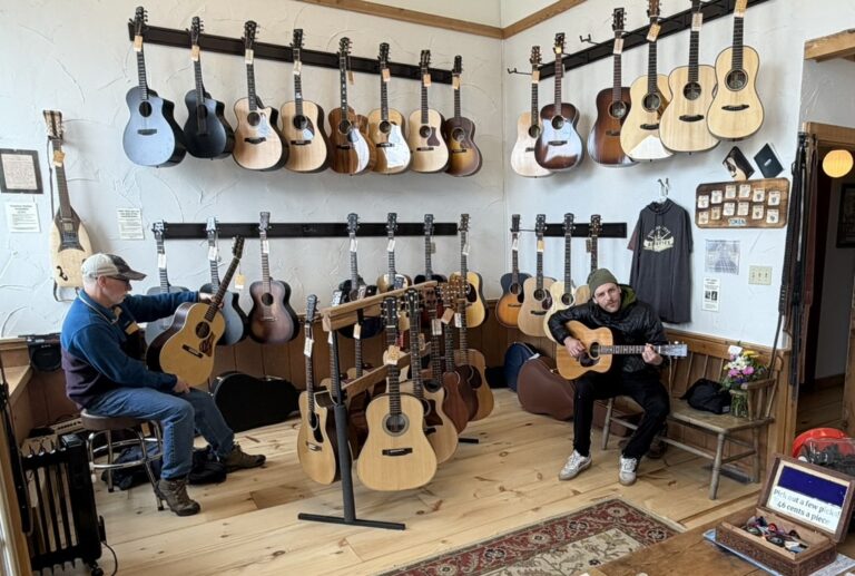 Front room at Island City Acoustics on opening day