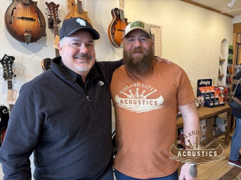 Frank and friends at Island City Acoustics